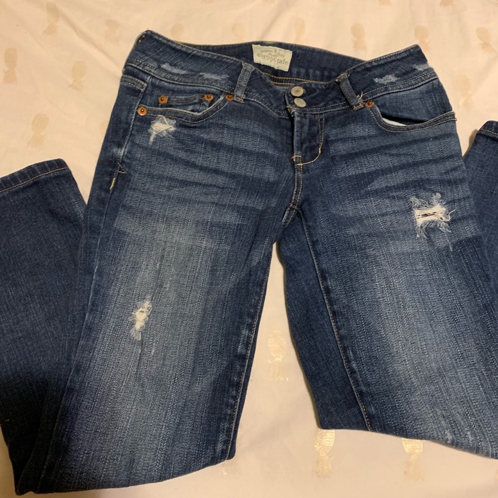 Aeropostale distressed Capris